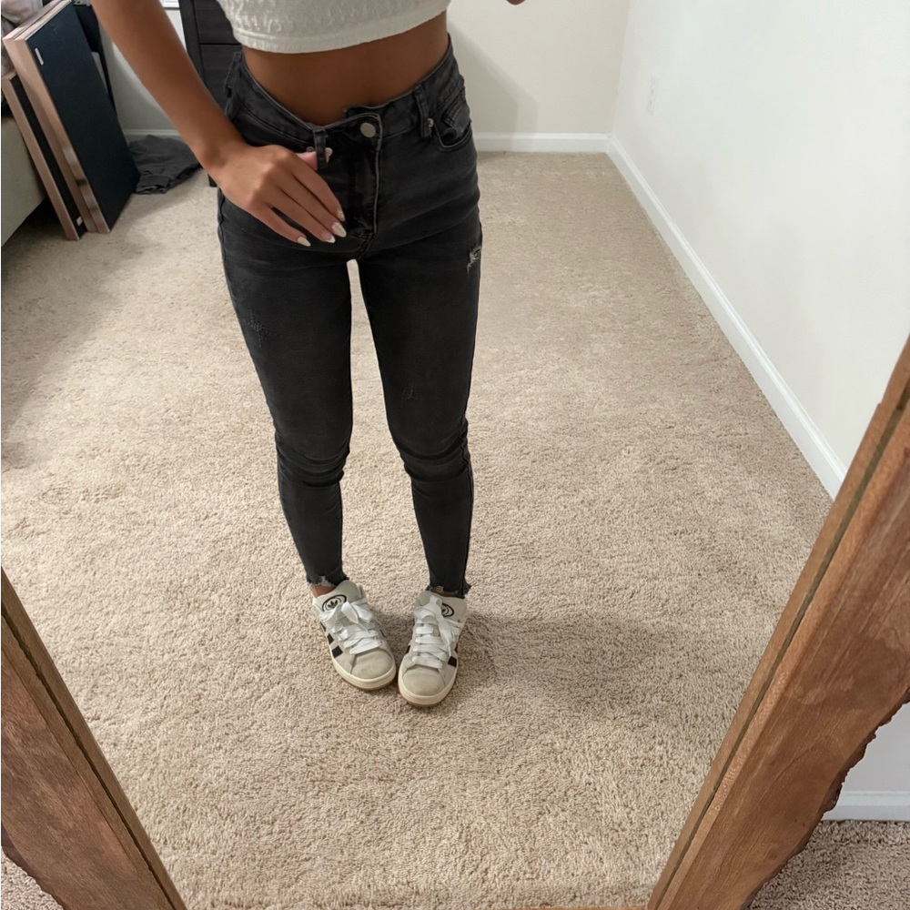 SHEIN Black Skinny Jeans High-Waisted